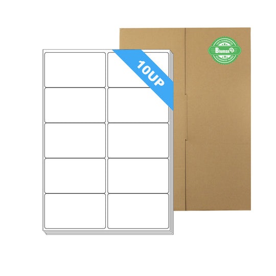 A4 Format Rectangle Labels 99.1 x 57mm 10 Labels Per Sheet/ 1000 Sheets