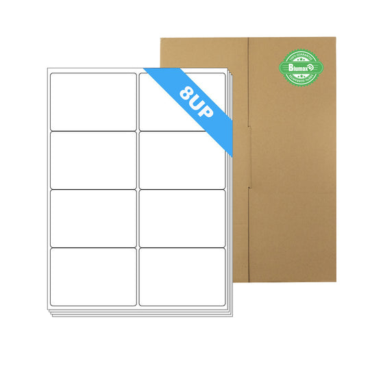 A4 Format Rectangle Labels 99.1 x 67.7mm 8 Labels Per Sheet/ 1000 Sheets