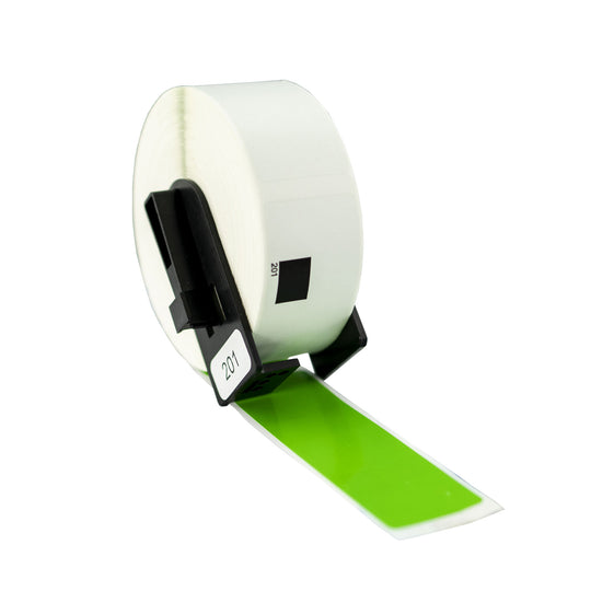 Compatible Brother DK-11201 Green Address Labels 29 x 90mm / 50 Rolls