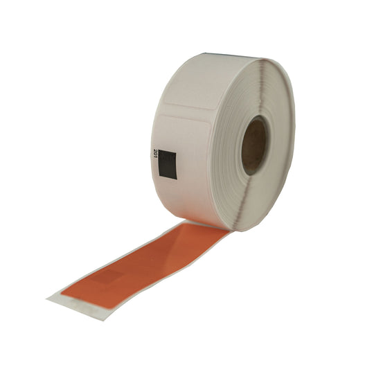Compatible Brother DK-11201 Orange Refill Address Labels 29 x 90mm / 50 Rolls