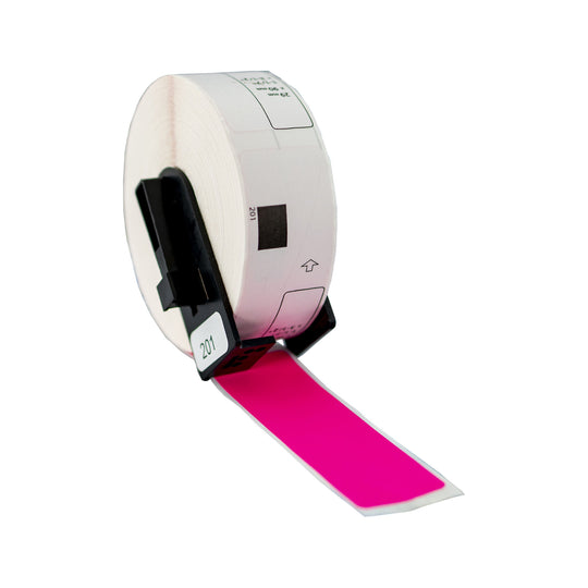 Compatible Brother DK-11201 Pink  Address Labels 29 X 90mm / 50 Rolls