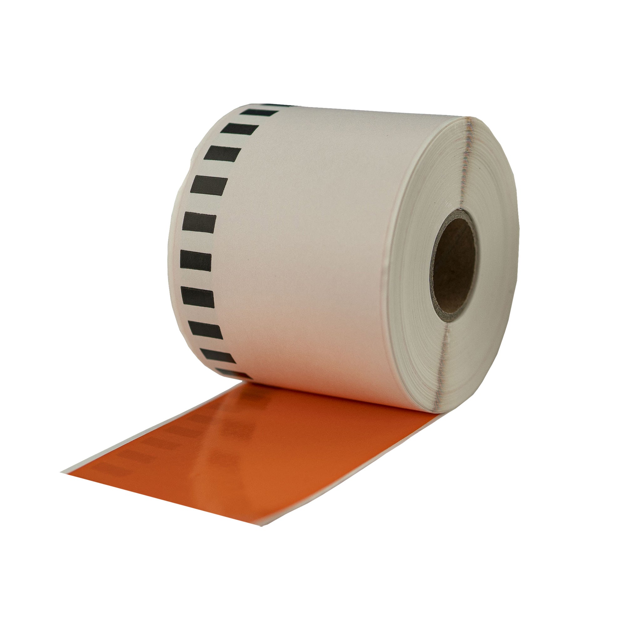 Compatible Brother DK-22205 Orange Refill Label Tapes 62mm x 30.4m/ 50 Rolls