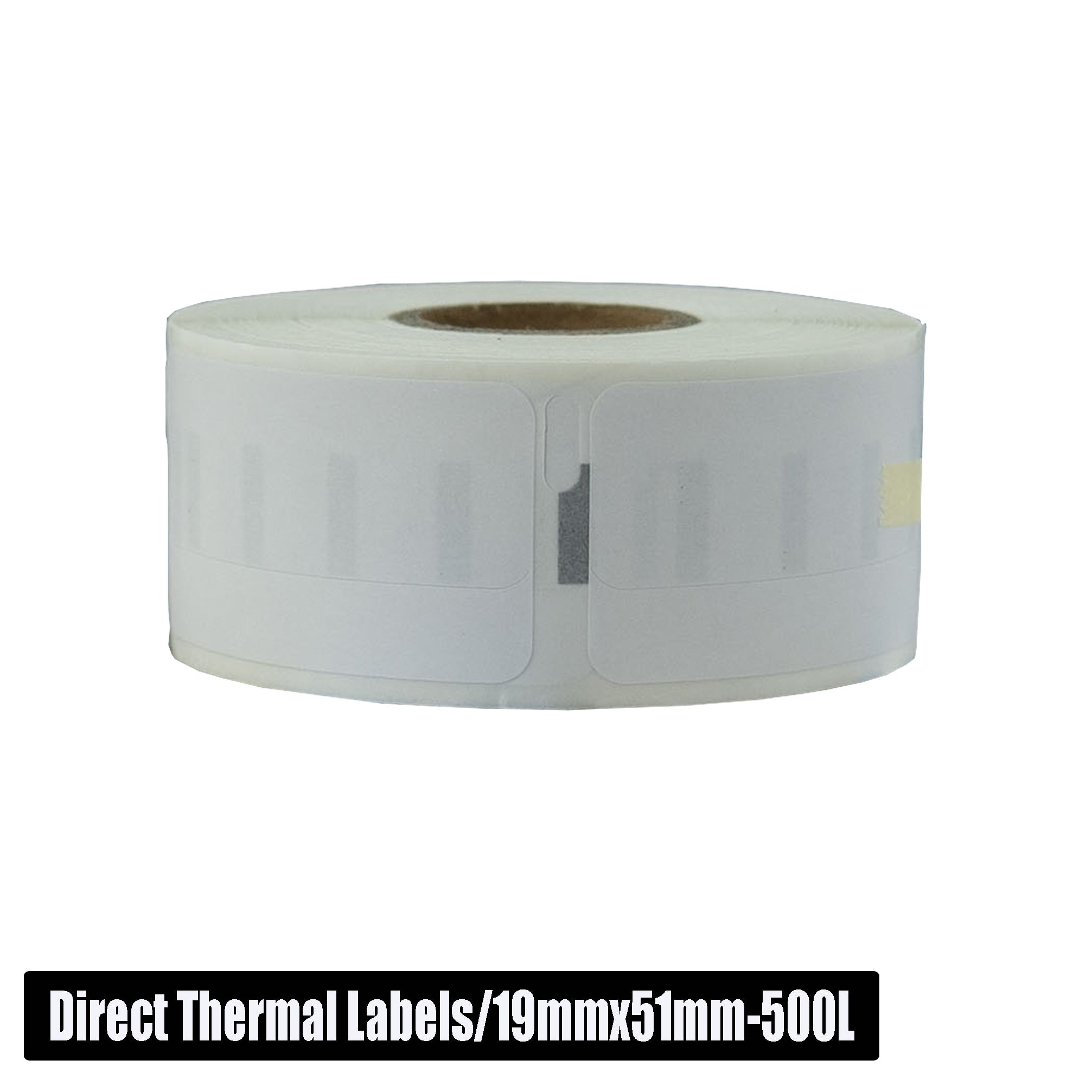 Direct Thermal 19mm x 51mm 500L White Labels