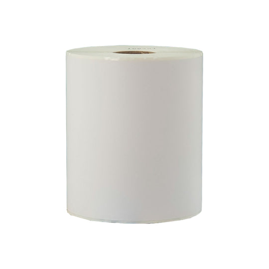 Compatible Brother RD-S01C2 Black Text on White Label Roll Continuous Length 102mm x 42.8m for TD-4420DN & TD-4550DNWB Thermal Printers/ 50 Rolls